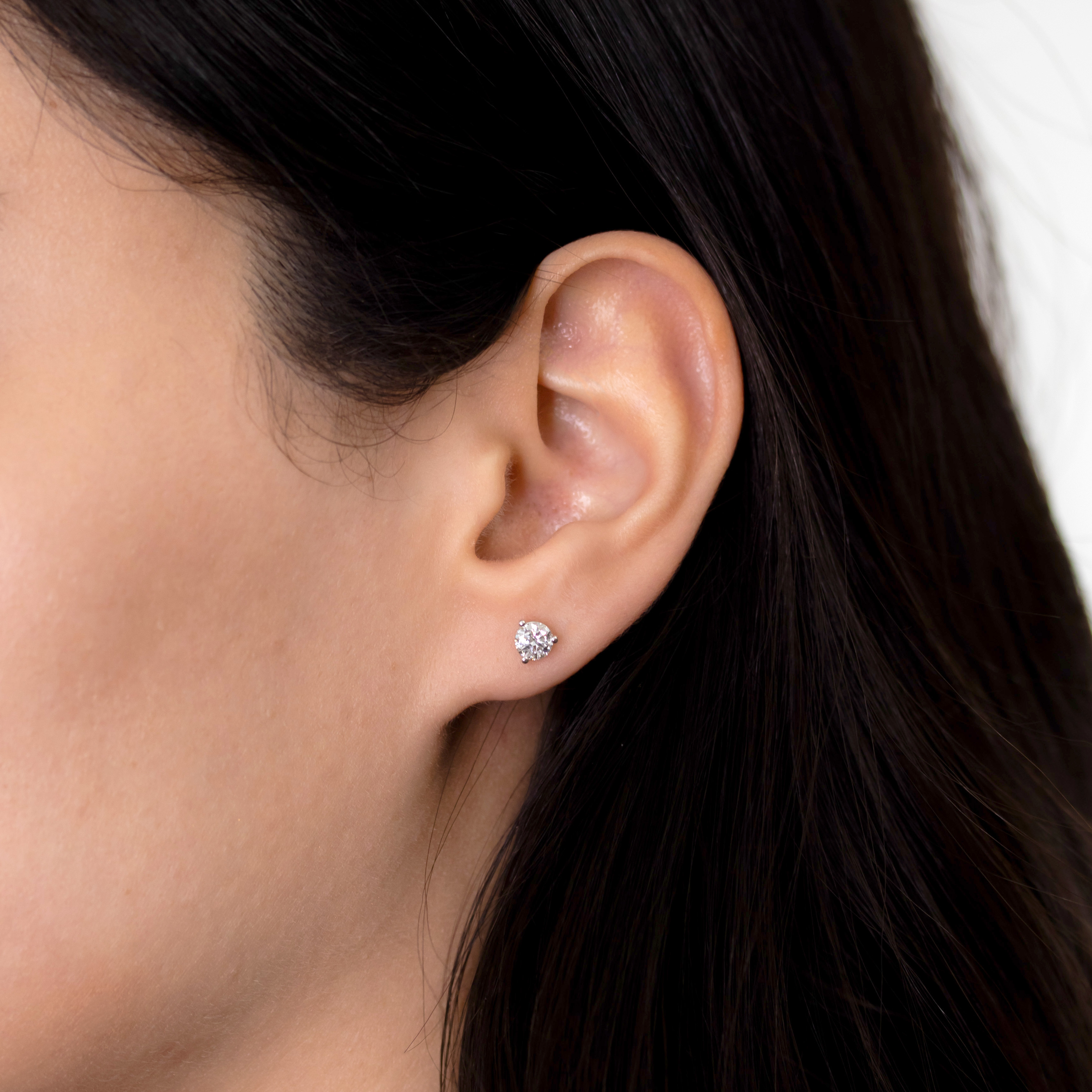 0.75tw Signature Collection Diamond Stud Earrings Image 4 La Mine d'Or Moncton, NB
