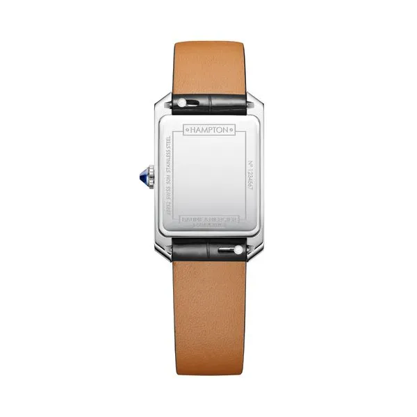 Baume & Mercier Hampton Quartz Watch White Dial 35x22mm Image 2 La Mine d'Or Moncton, NB