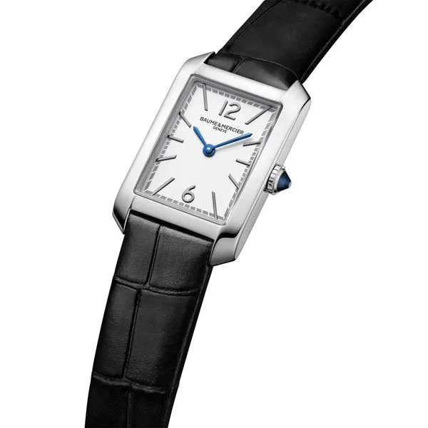 Baume & Mercier Hampton Quartz Watch White Dial 35x22mm Image 3 La Mine d'Or Moncton, NB