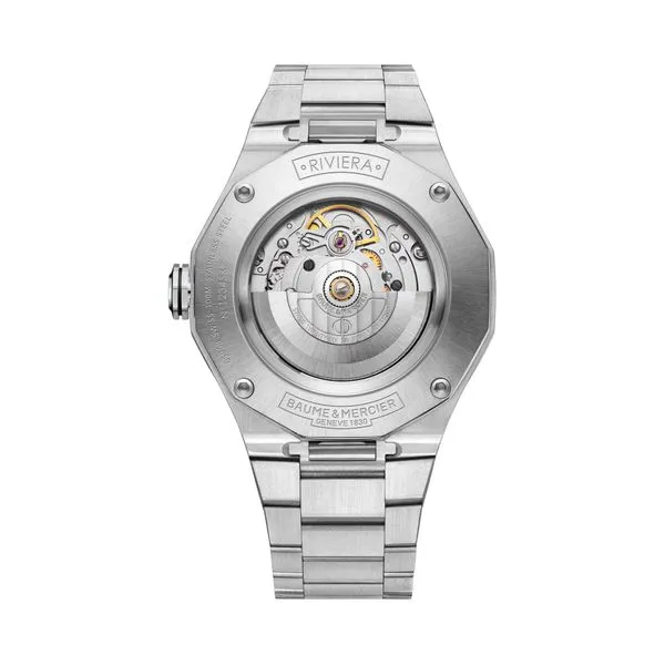 Baume & Mercier Riviera Automatic Watch White Dial 42mm Image 2 La Mine d'Or Moncton, NB