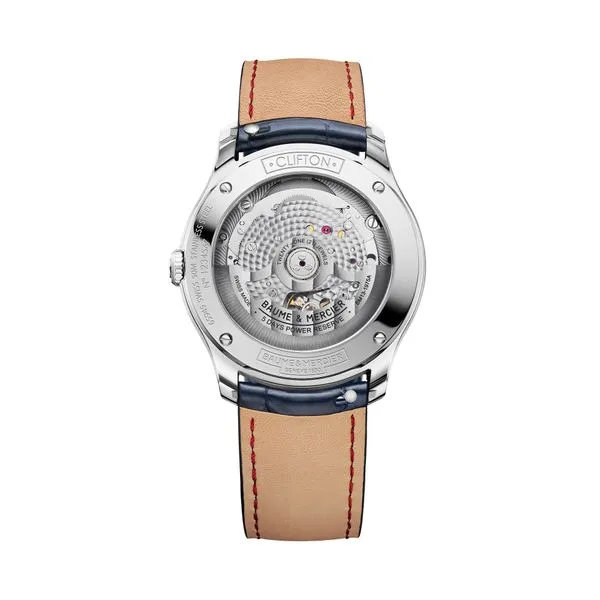Baume & Mercier Clifton Automatic Watch Blue Dial 39mm Image 2 La Mine d'Or Moncton, NB
