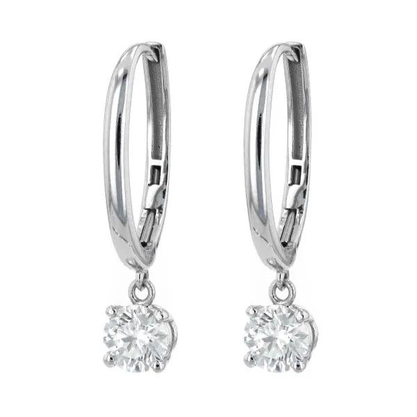 1.07tw Forevermark Black Label Diamond French Drop Earrings La Mine d'Or Moncton, NB