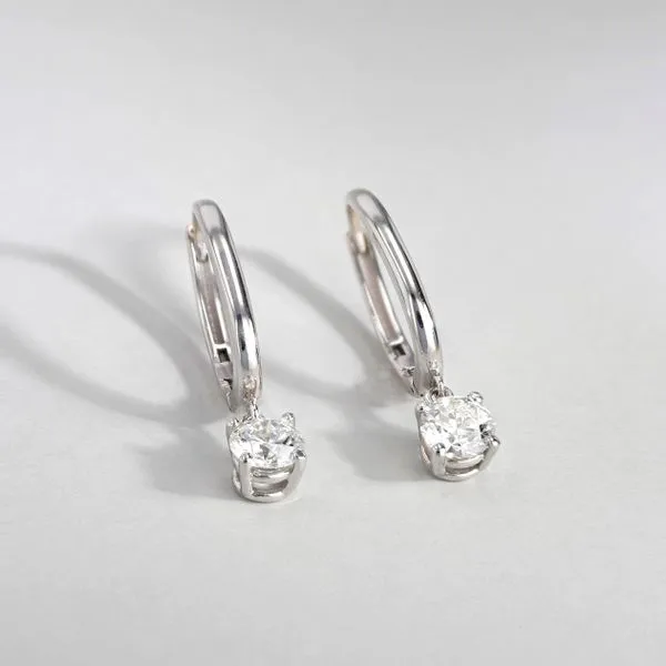 1.07tw Forevermark Black Label Diamond French Drop Earrings Image 2 La Mine d'Or Moncton, NB