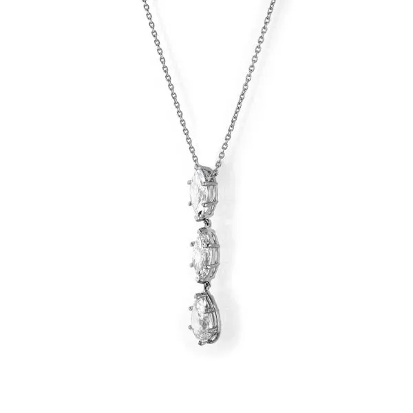 2.33tw Marquise & Pear Diamond Drop Necklace Image 2 La Mine d'Or Moncton, NB