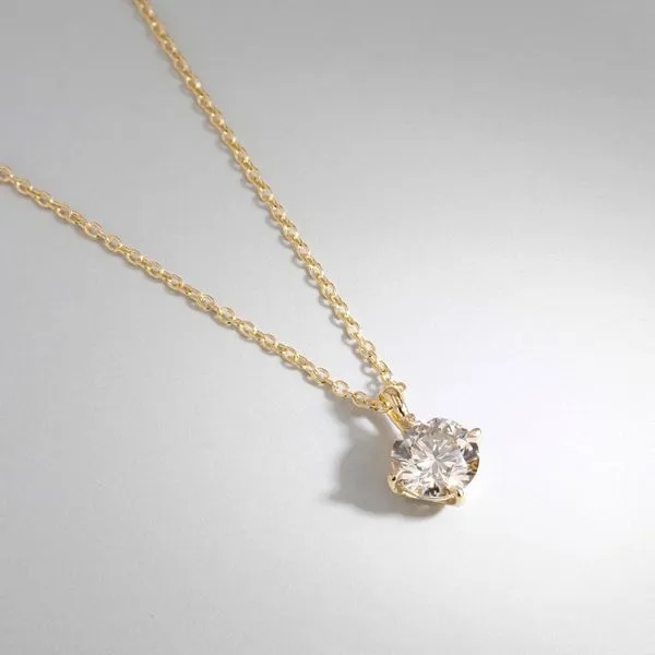 2.02ct Round Diamond Solitaire Pendant Image 3 La Mine d'Or Moncton, NB