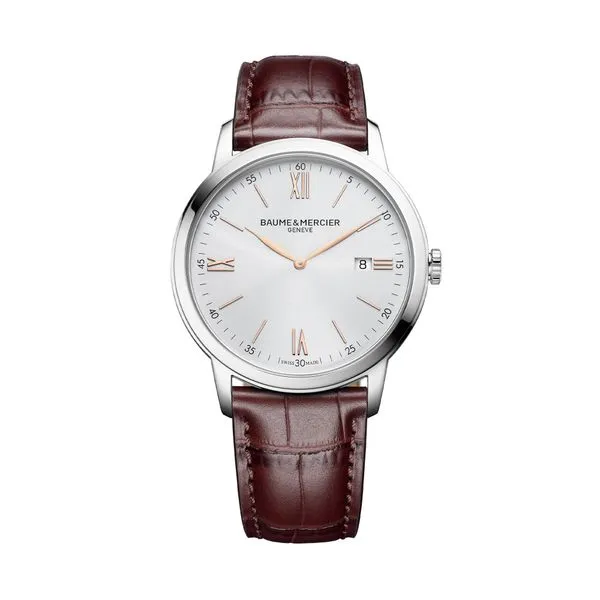 Baume & Mercier Classima Quartz Watch White Dial 42mm La Mine d'Or Moncton, NB