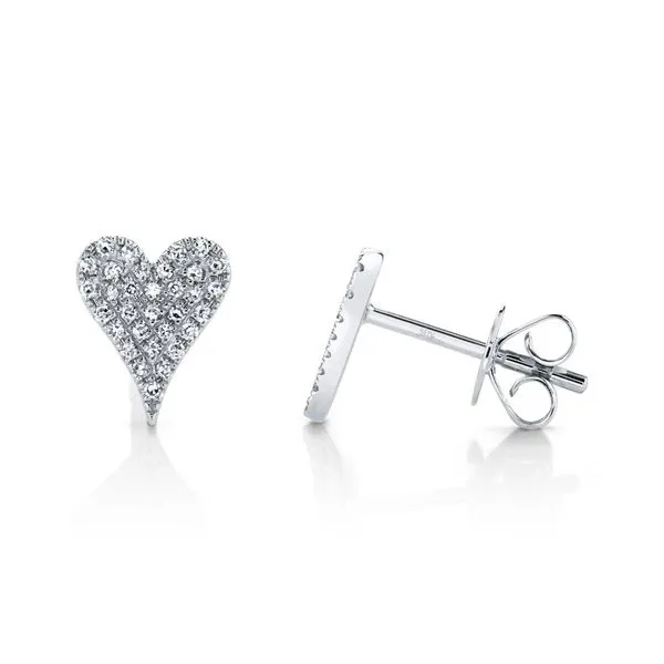 0.14tw Shy Creation Kate Diamond Heart Stud Earrings Image 2 La Mine d'Or Moncton, NB