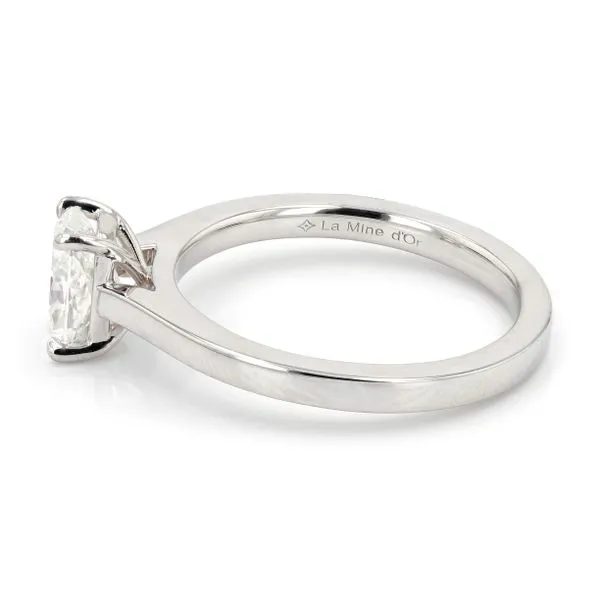 1.01ct Reno Cushion Diamond Solitaire Engagement Ring Image 2 La Mine d'Or Moncton, NB