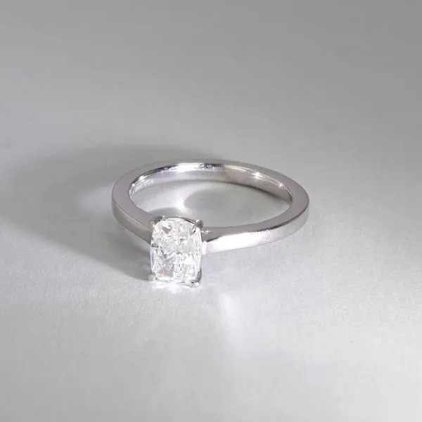 1.01ct Reno Cushion Diamond Solitaire Engagement Ring Image 3 La Mine d'Or Moncton, NB