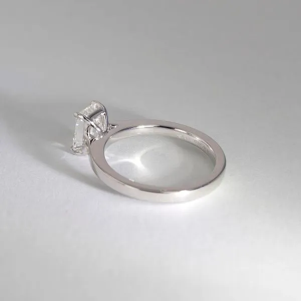 1.29ct Reno Emerald Diamond Solitaire Engagement Ring Image 4 La Mine d'Or Moncton, NB