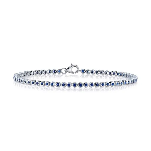 0.80tw Shy Creation Bailey Sapphire Bezel Tennis Bracelet La Mine d'Or Moncton, NB