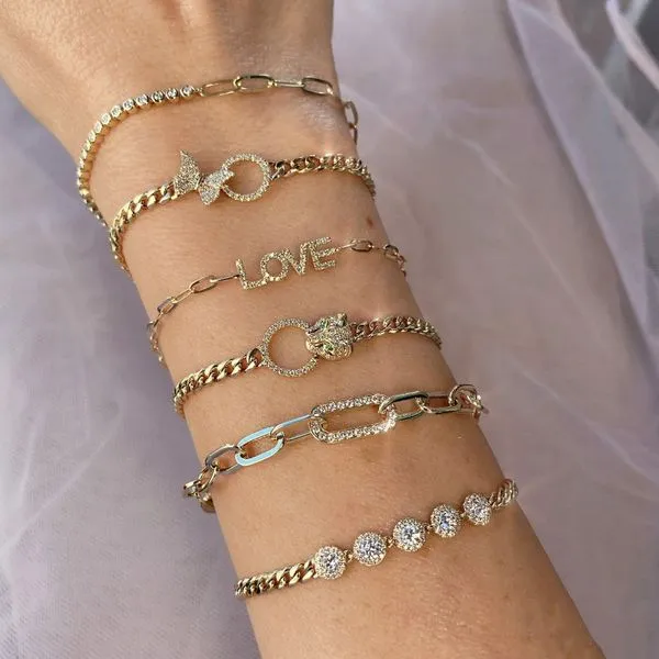 0.12tw Shy Creation Kate Diamond LOVE Bracelet Image 4 La Mine d'Or Moncton, NB