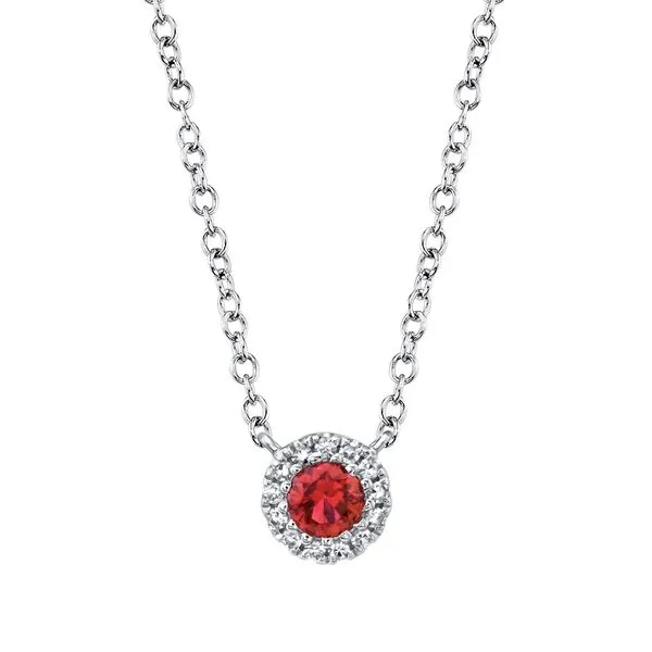 0.18tw Shy Creation Eden Ruby & Diamond Necklace Image 2 La Mine d'Or Moncton, NB