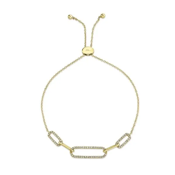 0.24tw Shy Creation Kate Diamond Paper Clip Bolo Bracelet La Mine d'Or Moncton, NB