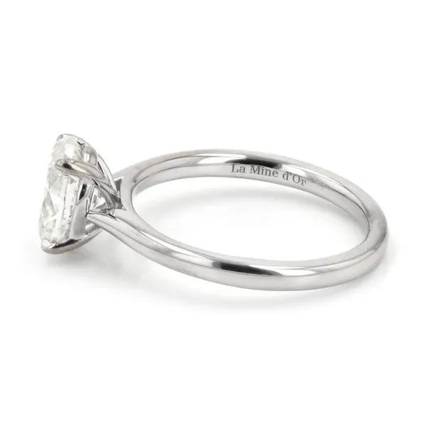 1.64ct Rio Oval Diamond Solitaire Engagement Ring Image 2 La Mine d'Or Moncton, NB
