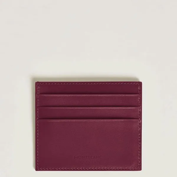 Montblanc Meisterstuck Cassis Leather Card Holder 6cc Image 2 La Mine d'Or Moncton, NB