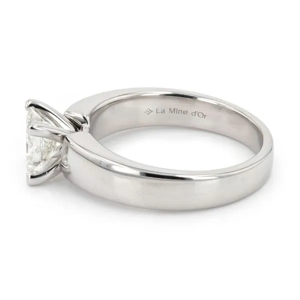1.01ct Princess Diamond Solitaire Engagement Ring Image 2 La Mine d'Or Moncton, NB