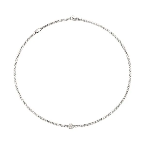 FOPE Eka Anniversario 18kt White Gold Necklace with Diamonds La Mine d'Or Moncton, NB