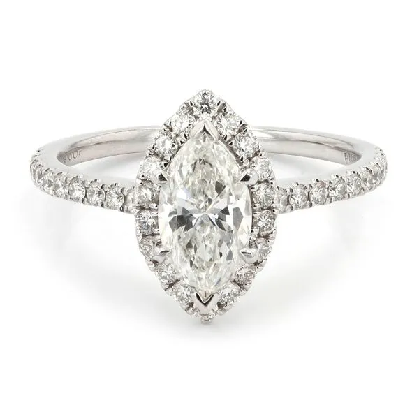 1.30tw Arizona Marquise Diamond Halo Engagement Ring La Mine d'Or Moncton, NB