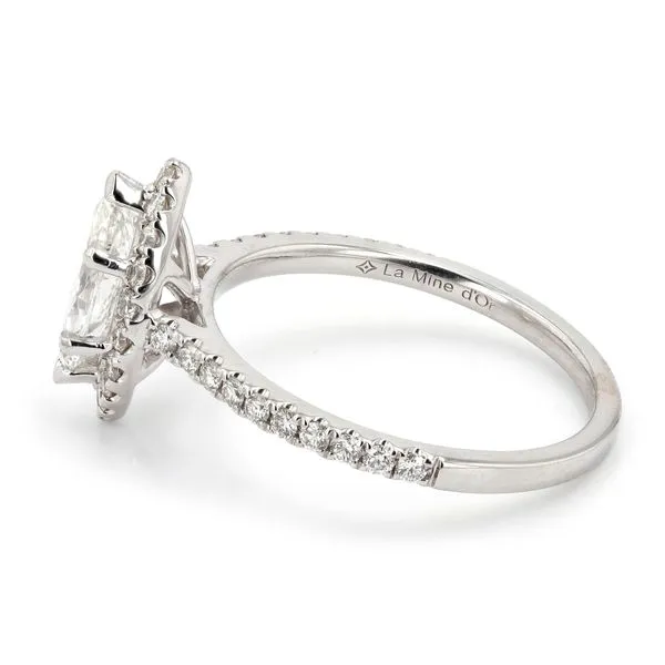 1.30tw Arizona Marquise Diamond Halo Engagement Ring Image 2 La Mine d'Or Moncton, NB