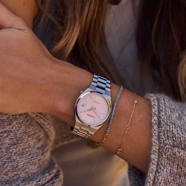 Citizen Tsuyosa Automatic Watch Pastel Pink 37mm Image 4 La Mine d'Or Moncton, NB
