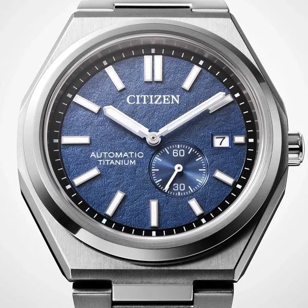Citizen Zenshin Automatic Watch Blue Dial 40.5mm Image 5 La Mine d'Or Moncton, NB