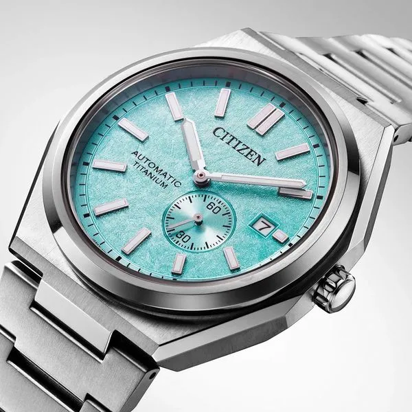 Citizen Zenshin Automatic Watch Teal Green Dial 40.5mm Image 4 La Mine d'Or Moncton, NB