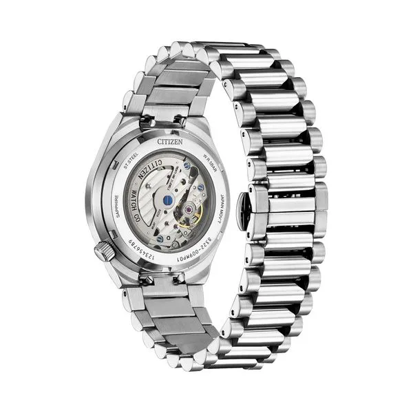 Citizen Tsuyosa Automatic Watch Textured Blue Dial 40mm Image 3 La Mine d'Or Moncton, NB