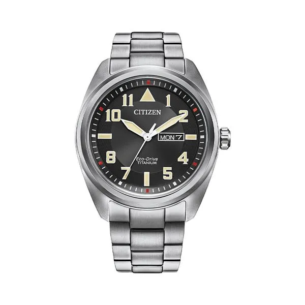 Citizen Garrison Eco-Drive Watch Black Dial 42mm La Mine d'Or Moncton, NB