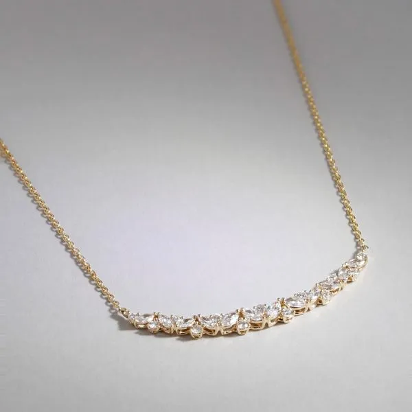 0.70tw Together Marquise and Round Diamond Necklace Image 3 La Mine d'Or Moncton, NB