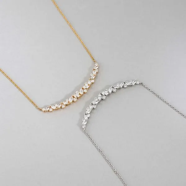 0.70tw Together Marquise and Round Diamond Necklace Image 5 La Mine d'Or Moncton, NB