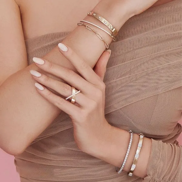 0.62tw Shy Creation Kate Diamond Pave Bangle Image 4 La Mine d'Or Moncton, NB