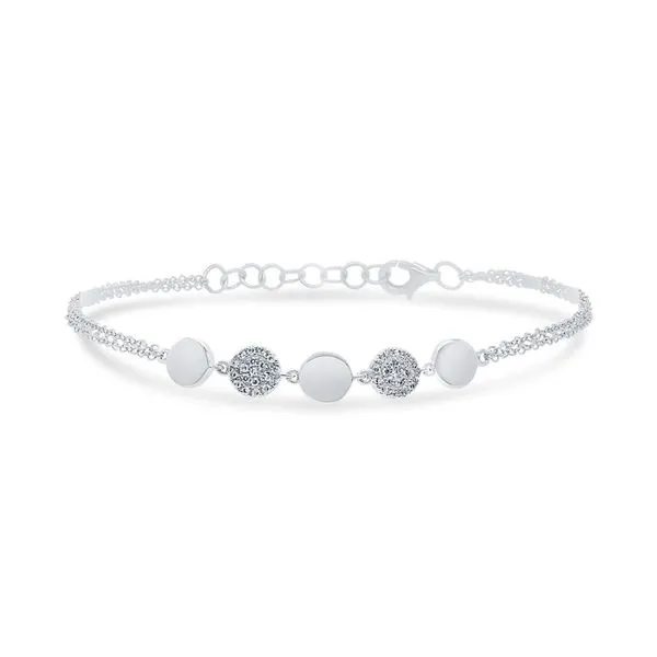 0.11tw Shy Creation Kate Diamond Pave Circle Bracelet La Mine d'Or Moncton, NB