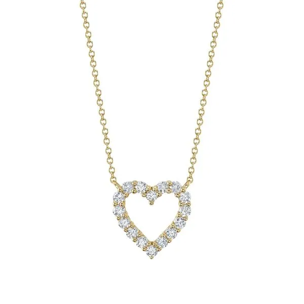 0.43tw Shy Creation Kate Diamond Pave Heart Necklace La Mine d'Or Moncton, NB