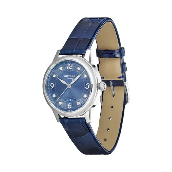 Montblanc Boheme Automatic Date 30mm Blue Dial Image 3 La Mine d'Or Moncton, NB