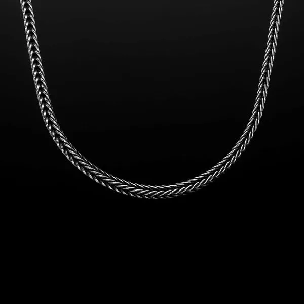 William Henry Sterling Silver Foxtail Necklace 22" La Mine d'Or Moncton, NB