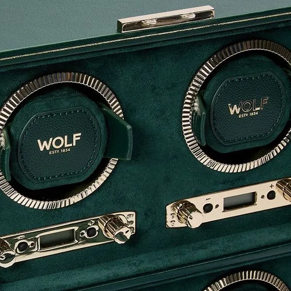 WOLD British Racing 4 Piece Watch Winder - Green Image 5 La Mine d'Or Moncton, NB