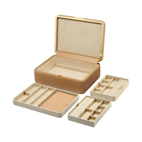 WOLF Bella Large Jewellery Box Mocha Image 5 La Mine d'Or Moncton, NB