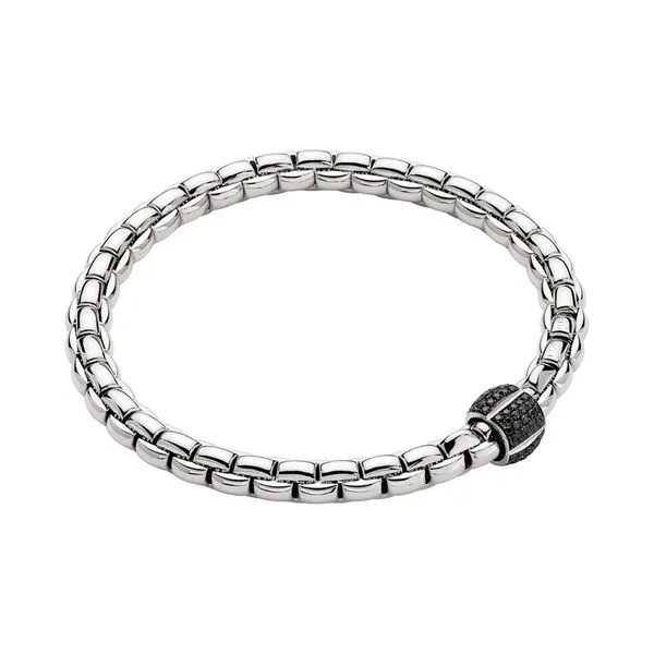 FOPE Eka Flex'it Mens White Gold Diamond Bracelet Size L La Mine d'Or Moncton, NB