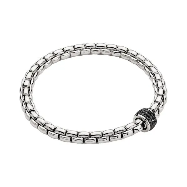 FOPE Eka Flex'it Mens White Gold Diamond Bracelet Size L La Mine d'Or Moncton, NB
