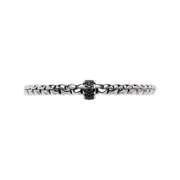 FOPE Eka Flex'it Mens White Gold Diamond Bracelet Size L Image 3 La Mine d'Or Moncton, NB