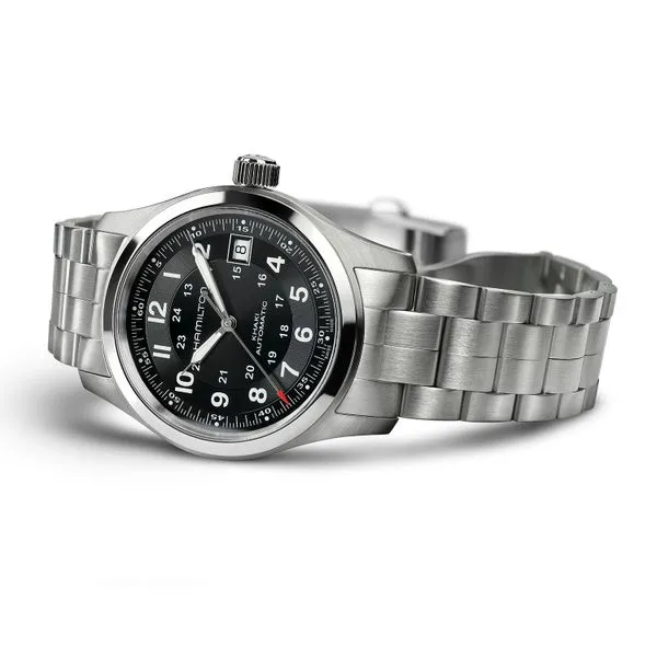 Hamilton Khaki Field Automatic Watch Black Dial 38mm Image 3 La Mine d'Or Moncton, NB
