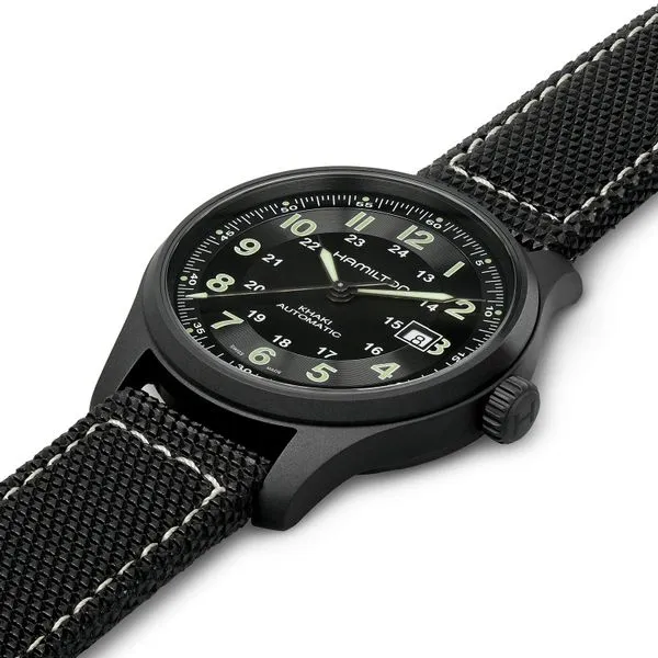 Hamilton Khaki Field Titanium Auto Watch Black Dial 42mm Image 2 La Mine d'Or Moncton, NB