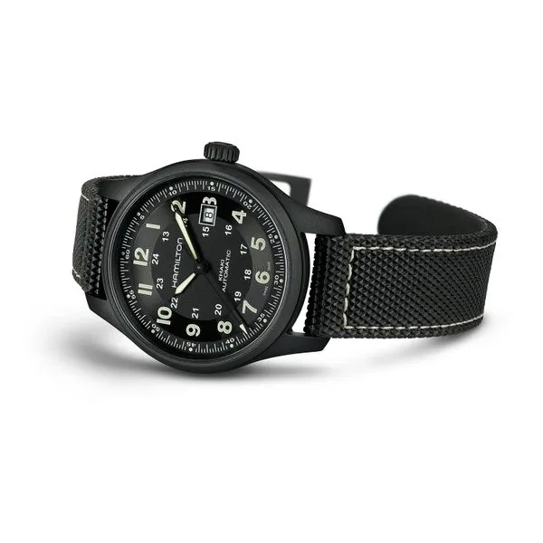 Hamilton Khaki Field Titanium Auto Watch Black Dial 42mm Image 3 La Mine d'Or Moncton, NB