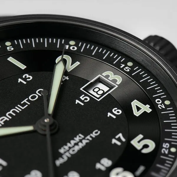 Hamilton Khaki Field Titanium Auto Watch Black Dial 42mm Image 4 La Mine d'Or Moncton, NB