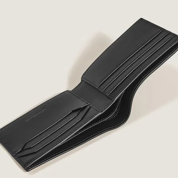 Montblanc Extreme 3.0 Black Leather Wallet 6cc Image 3 La Mine d'Or Moncton, NB