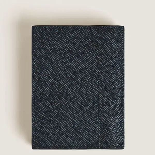 Montblanc Sartorial Blue Black Card Holder 4cc Image 2 La Mine d'Or Moncton, NB
