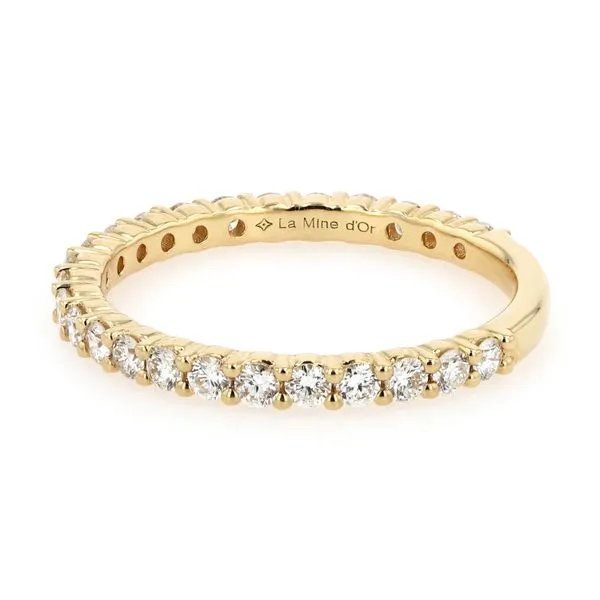 0.65tw Eternal Pave Diamond Wedding Band Image 2 La Mine d'Or Moncton, NB