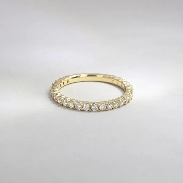 0.65tw Eternal Pave Diamond Wedding Band Image 3 La Mine d'Or Moncton, NB