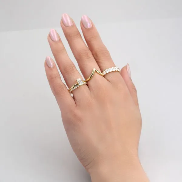 0.65tw Eternal Pave Diamond Wedding Band Image 4 La Mine d'Or Moncton, NB